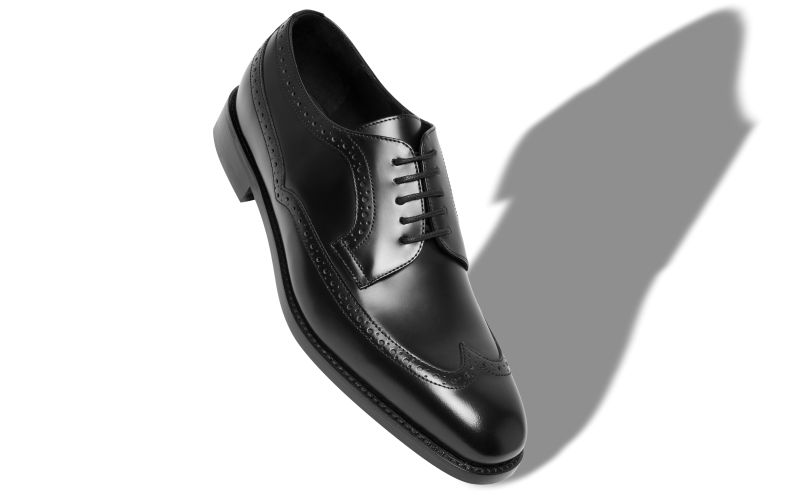 Tamarak, Black Calf Leather Lace-Up Oxfords - €845.00 