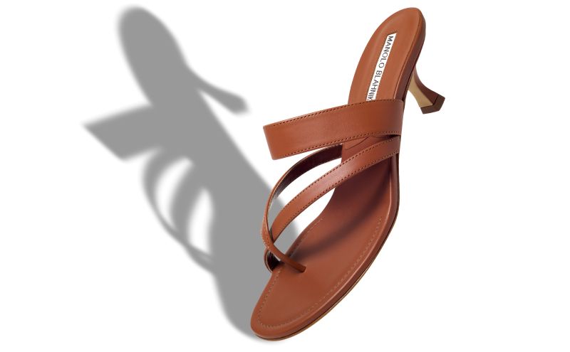 Susa, Brown Calf Leather Mules - AU$1,295.00