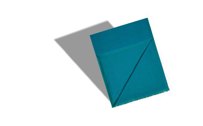 Iona, Teal Superfine Cashmere Scarf - £250.00