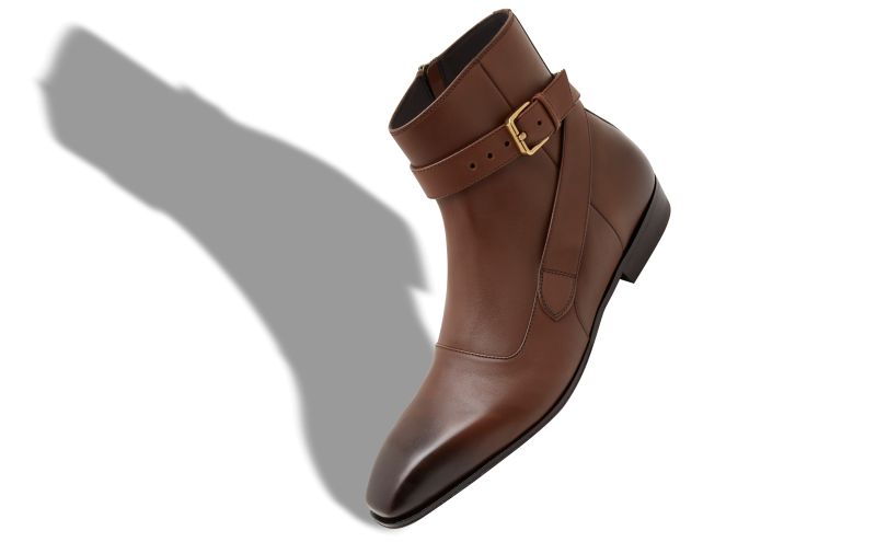 Richmond, Brown Calf Leather Ankle Boots  - AU$2,605.00