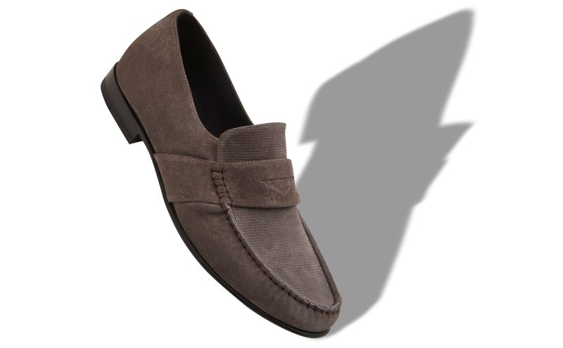 Elm, Grey Suede Loafers  - CA$693.00 