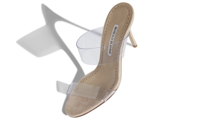 Scolto, Clear ECO PVC Open Toe Mules - CA$965.00