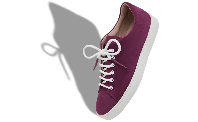 Semanado, Purple Suede Lace-Up Sneakers - CA$538.00