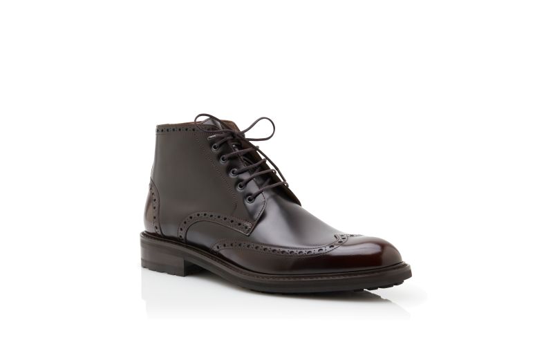 Borneo, Dark Brown Calf Leather Ankle Boots - €995.00