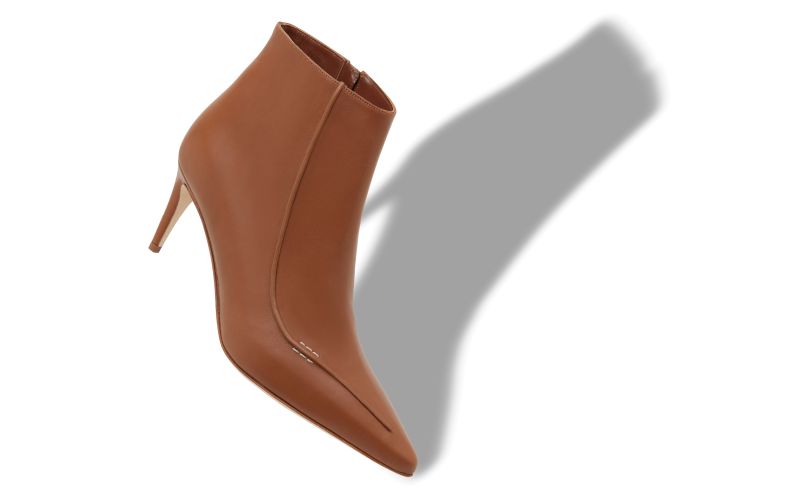 Merasa, Brown Calf Leather Ankle Boots - £875.00 