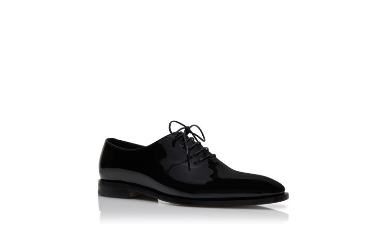 Snowdon, Black Patent Leather Lace-Up Shoes - £795.00