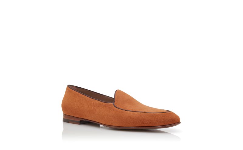 Modena, Orange Suede Loafers  - AU$1,435.00
