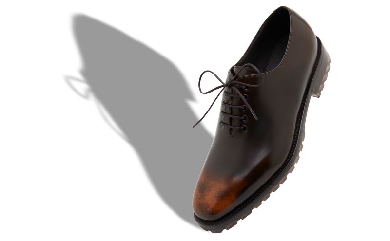 Newley, Brown Calf Leather Lace-Up Shoes - CA$748.00