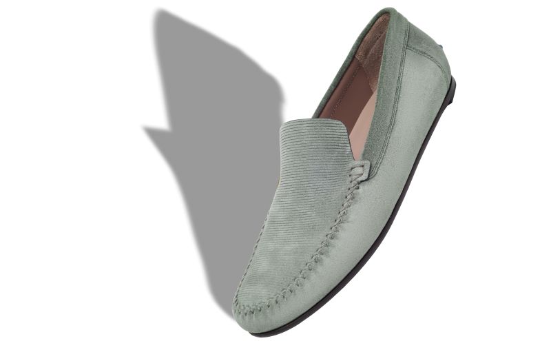 Alder, Khaki Suede Slippers - US$935.00