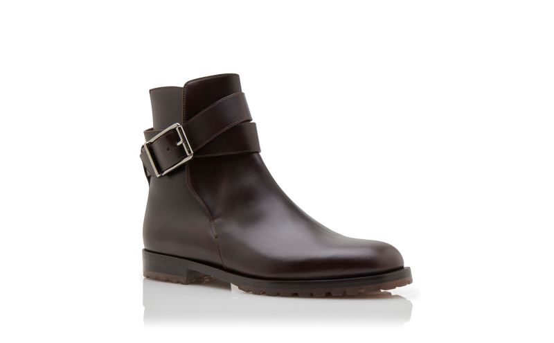 Buxton, Dark Brown Calf Leather Ankle Boots - €1,145.00