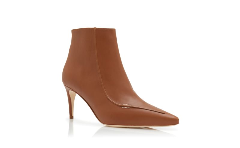 Merasa, Brown Calf Leather Ankle Boots - £875.00