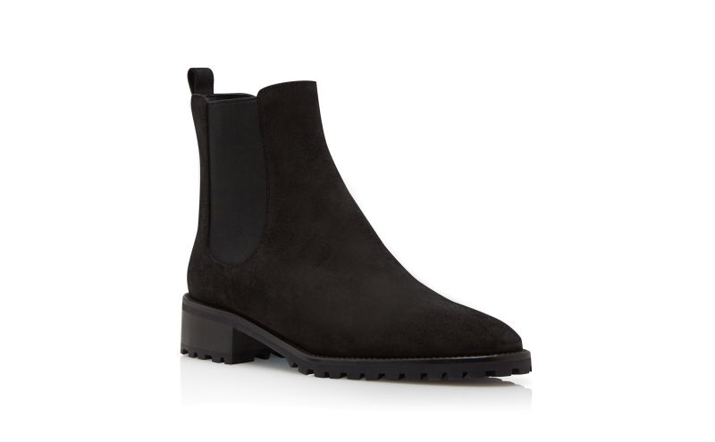 Chelata, Black Suede Chelsea Boots - CA$1,295.00