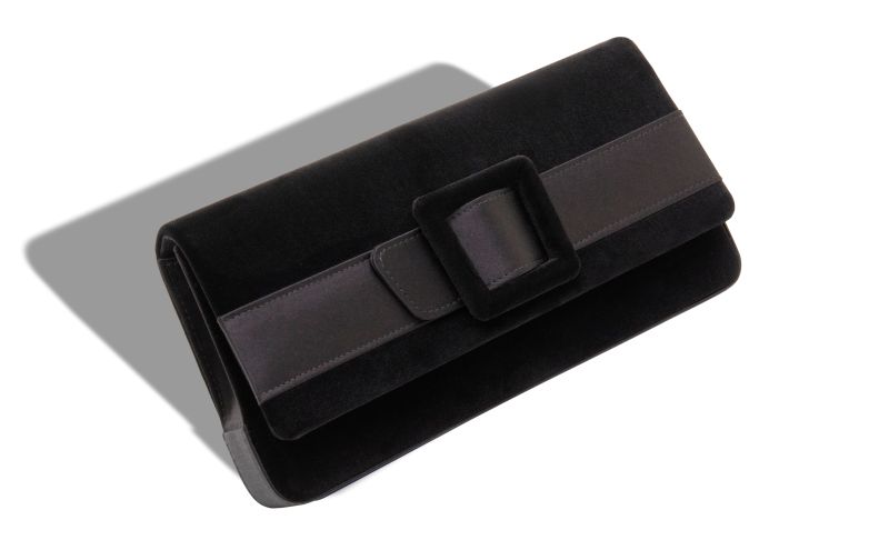 Maygot, Black Velvet Buckle Clutch - €1,645.00