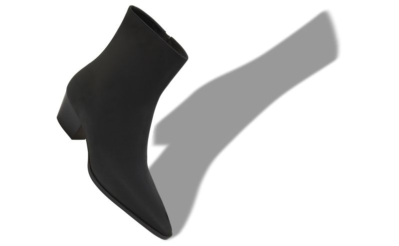 Aliera, Black Nubuck Ankle Boots  - €995.00 
