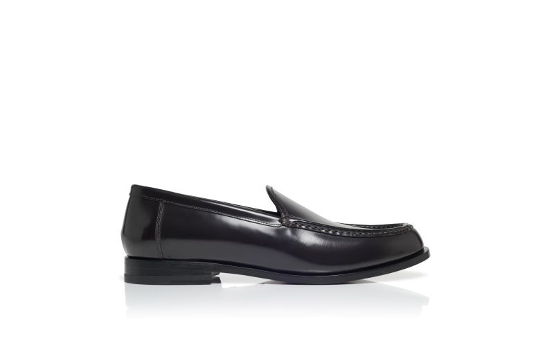 Side view of Ralone, Dark Red Calf Leather Loafers - US$473.00