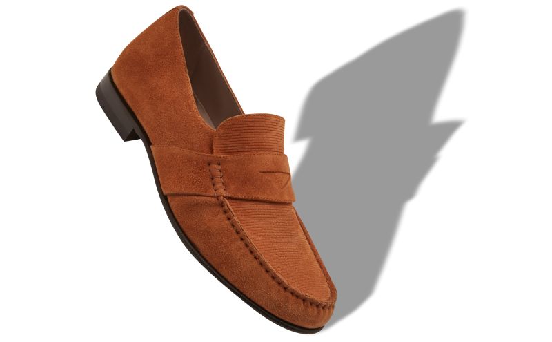 Elm, Light Brown Suede Loafers  - CA$693.00 