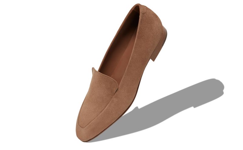 Pitaka_li, Light Brown Suede Loafers - US$695.00