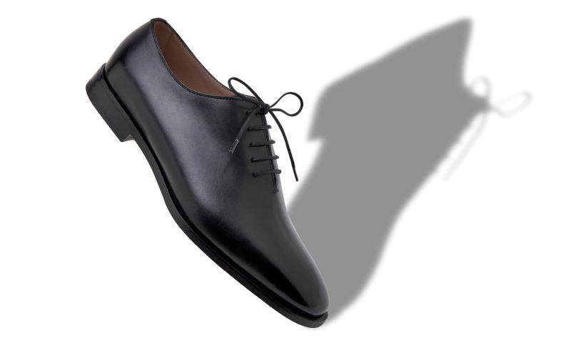 Snowdon, Black Calf Leather Lace Up Shoes - AU$1,775.00 