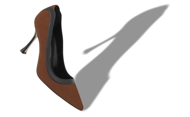 Dalina, Brown and Black Suede Pumps - US$975.00 