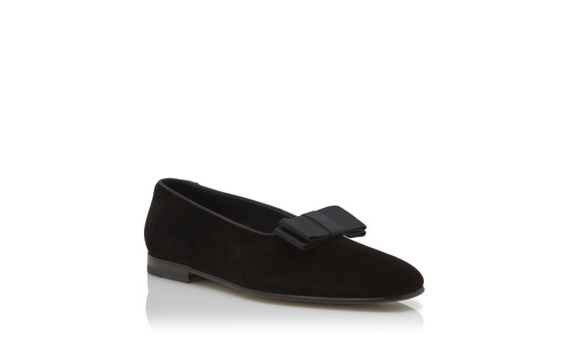 Toro, Black Velvet Opera Pumps - AU$1,475.00