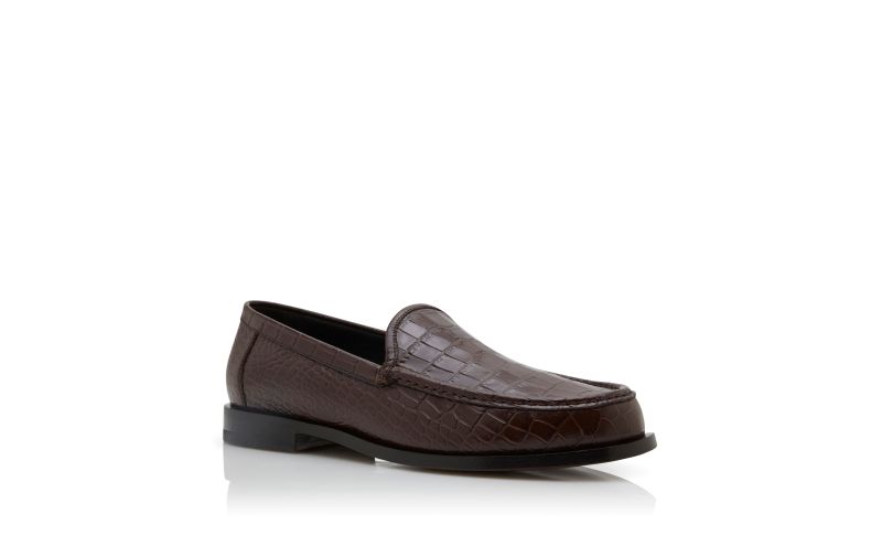 Ralone, Dark Brown Calf Leather Loafers - US$473.00