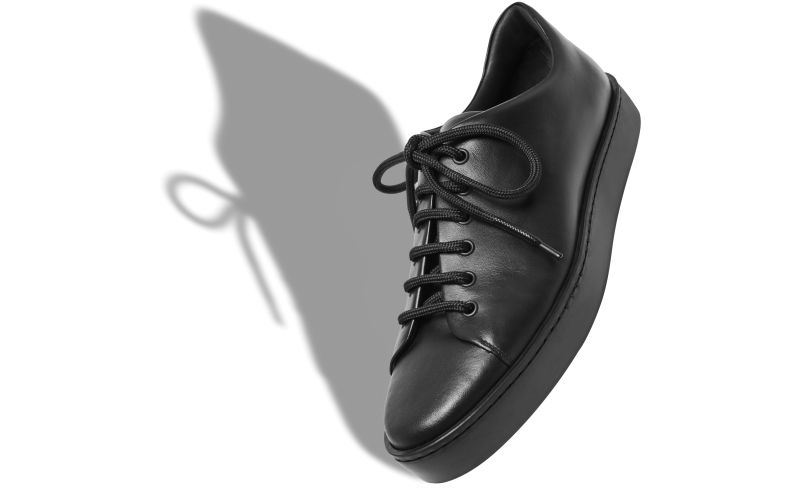 Semanado, Black Calf Leather Sneakers - €695.00