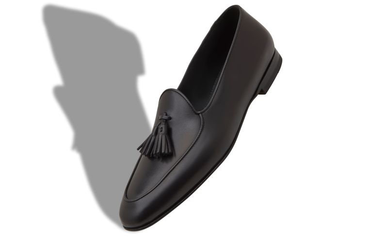 Lennox, Black Calf Leather Loafers - £815.00