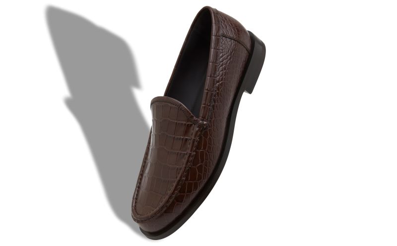 Ralone, Dark Brown Calf Leather Loafers - US$945.00