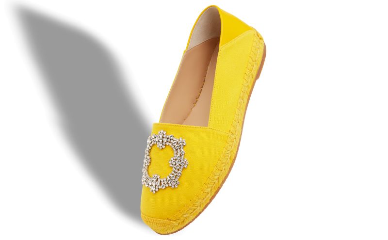 Hangrilla, Yellow Cotton Espadrilles  - AU$1,765.00