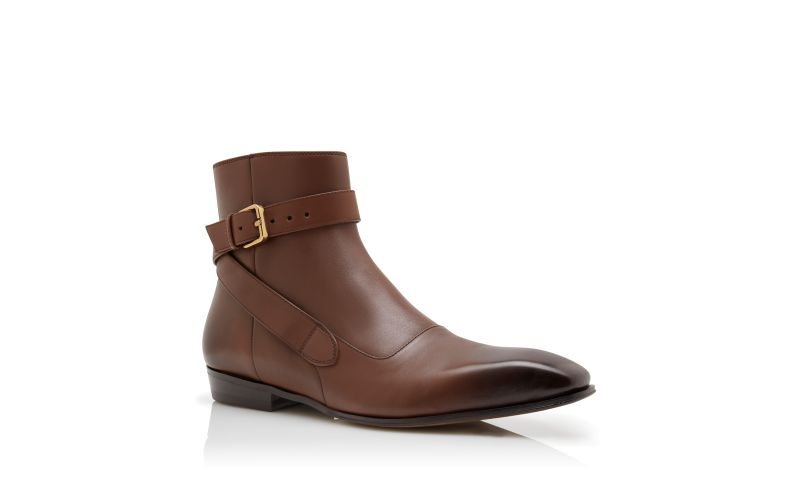 Richmond, Brown Calf Leather Ankle Boots  - AU$2,605.00