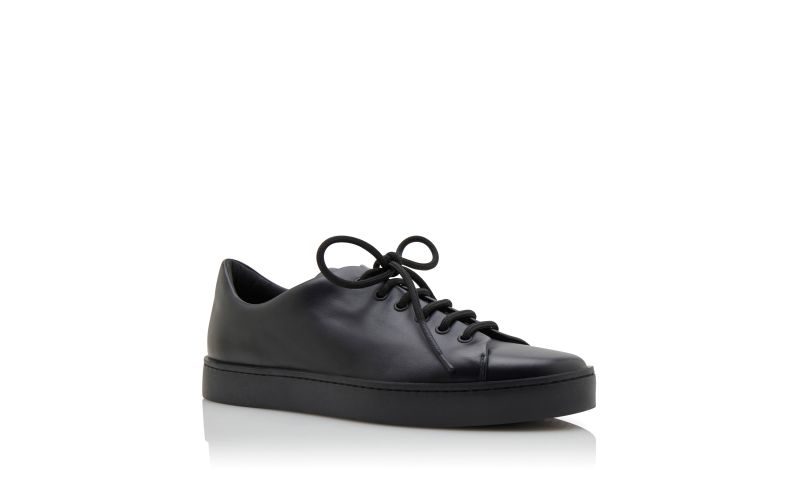 Semanado, Black Calf Leather Sneakers - US$695.00