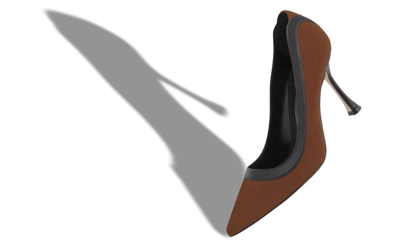 Dalina, Brown and Black Suede Pumps - £795.00