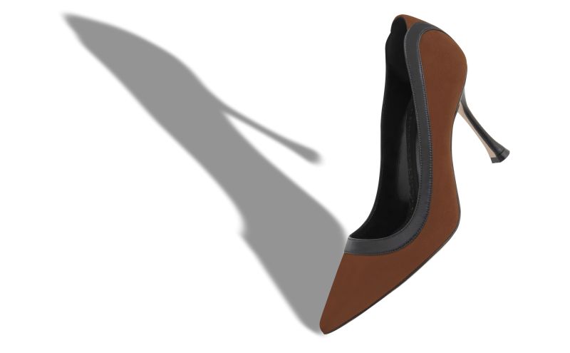 Dalina, Brown and Black Suede Pumps - US$975.00