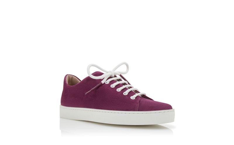 Semanado, Purple Suede Lace-Up Sneakers - CA$538.00
