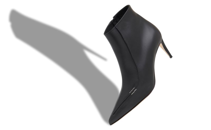 Merasa, Black Calf Leather Ankle Boots - CA$1,395.00