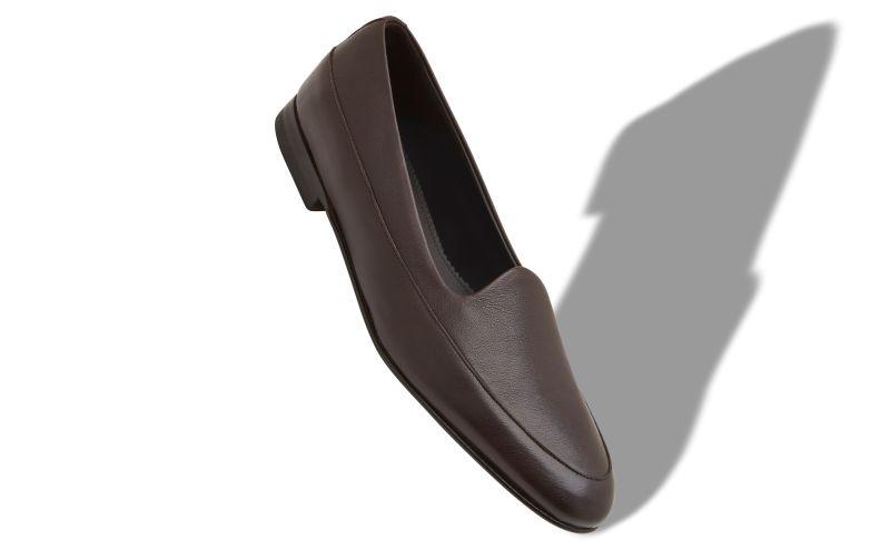 Acireale, Dark Brown Calf Leather Loafers - CA$638.00 