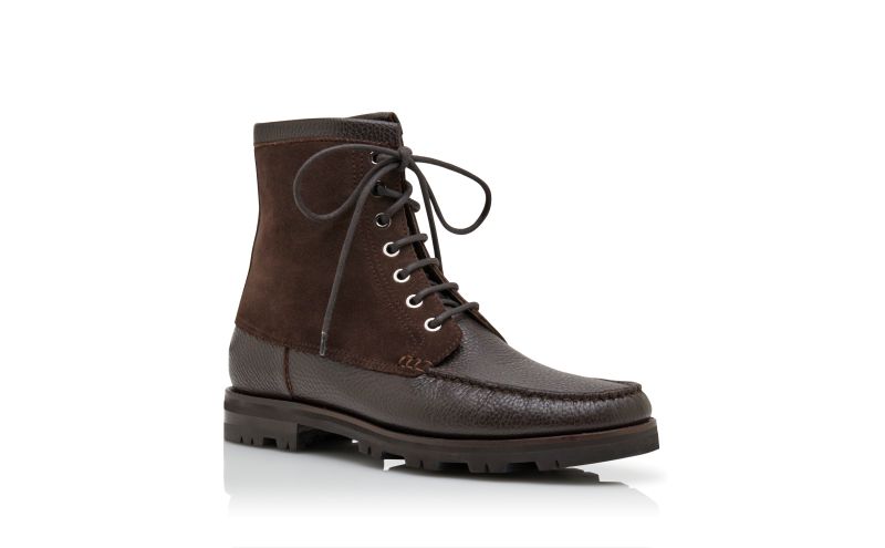 Sycamore, Dark Brown Calf Leather Ankle Boots  - US$523.00