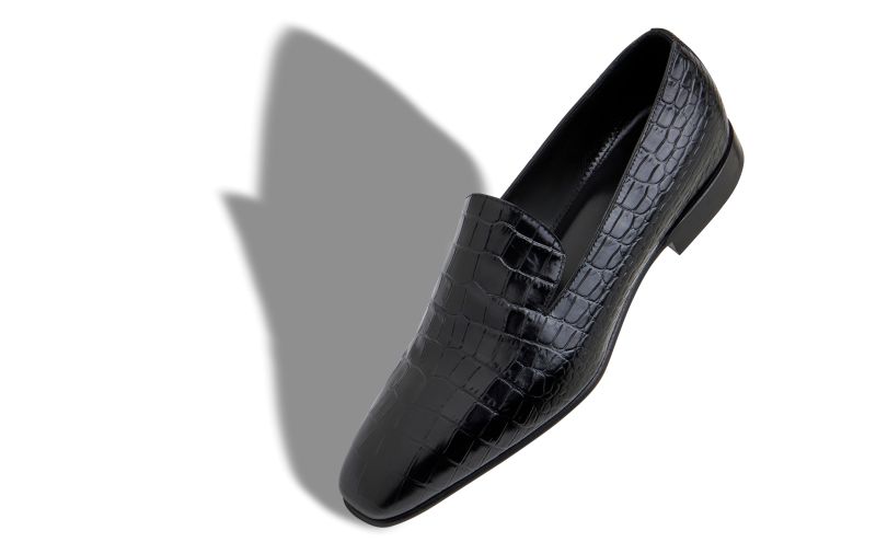 Djan, Black Calf Leather Loafers - US$845.00