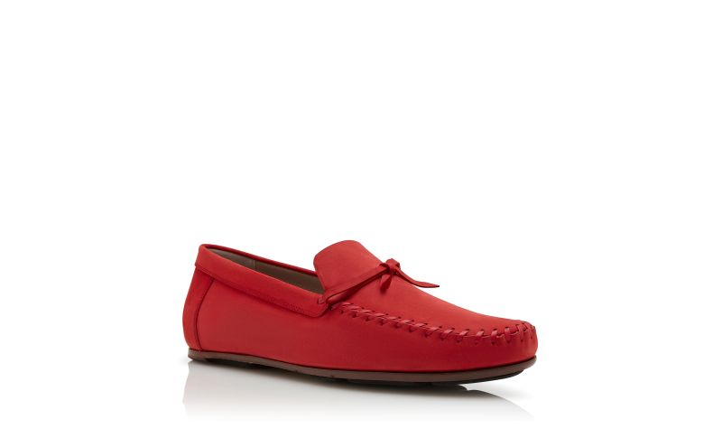 Gargano, Dark Red Calf Leather Slippers - £765.00