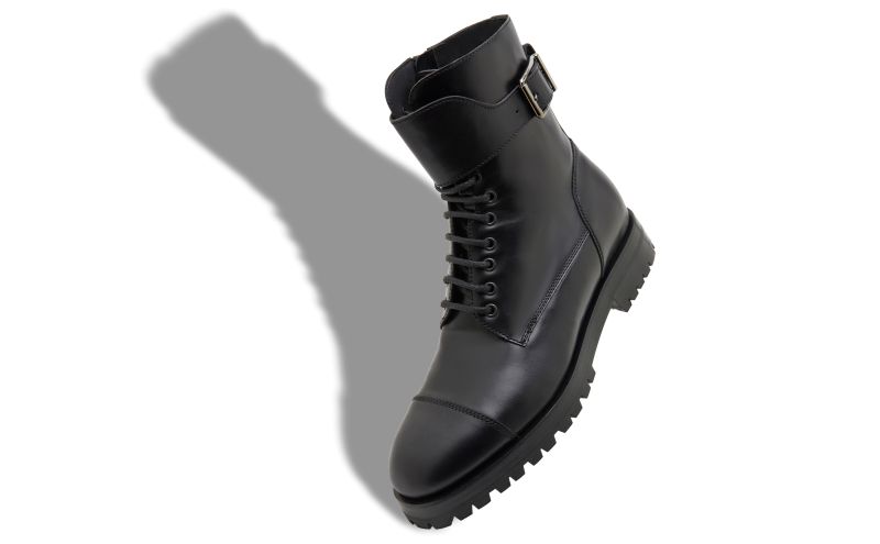 Buloko, Black Calf Leather Ankle Boots - CA$1,038.00