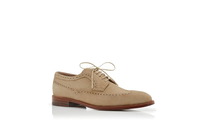 Tamarak, Brown Suede Lace-Up Oxfords - US$423.00