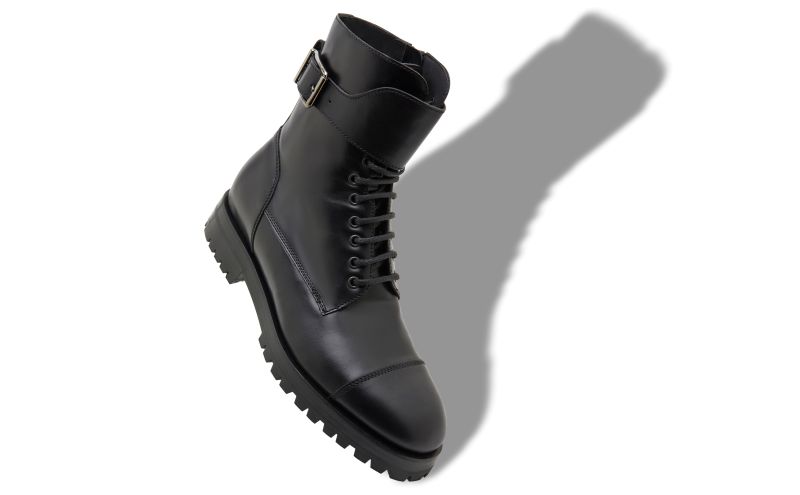 Buloko, Black Calf Leather Ankle Boots - CA$1,038.00 