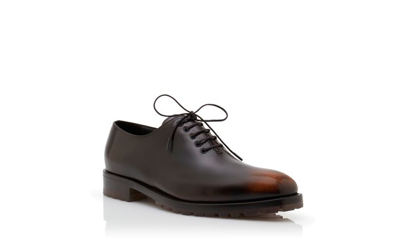 Newley, Brown Calf Leather Lace-Up Shoes - CA$748.00