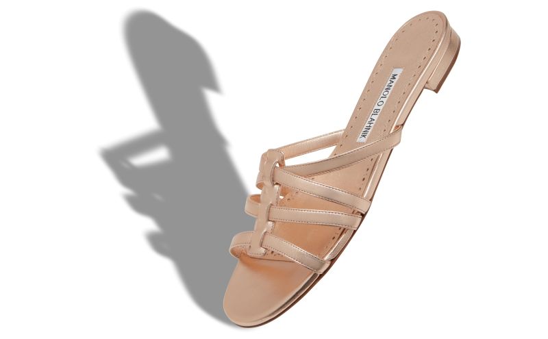 Riran, Copper Nappa Leather Sandals - AU$1,245.00