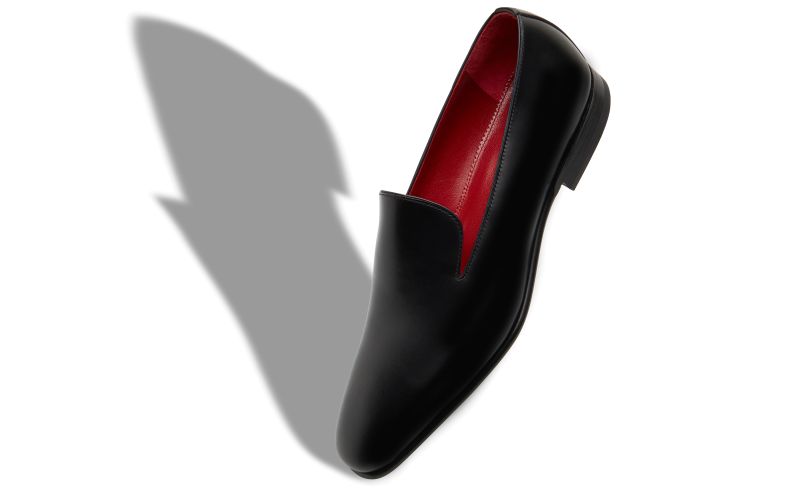 Djan, Black Calf Leather Loafers - AU$1,405.00