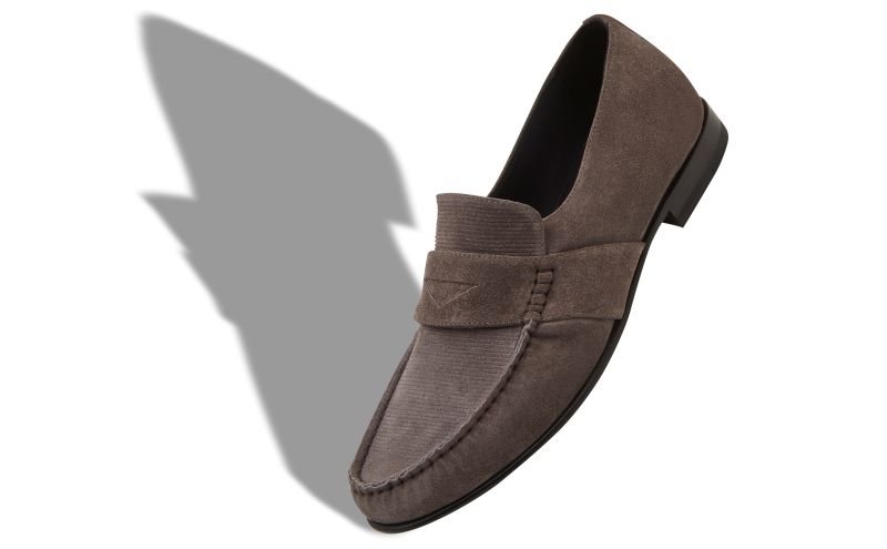 Elm, Grey Suede Loafers  - CA$693.00