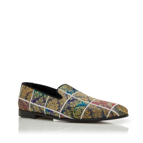 Multi Jacquard Patchwork Slippers 