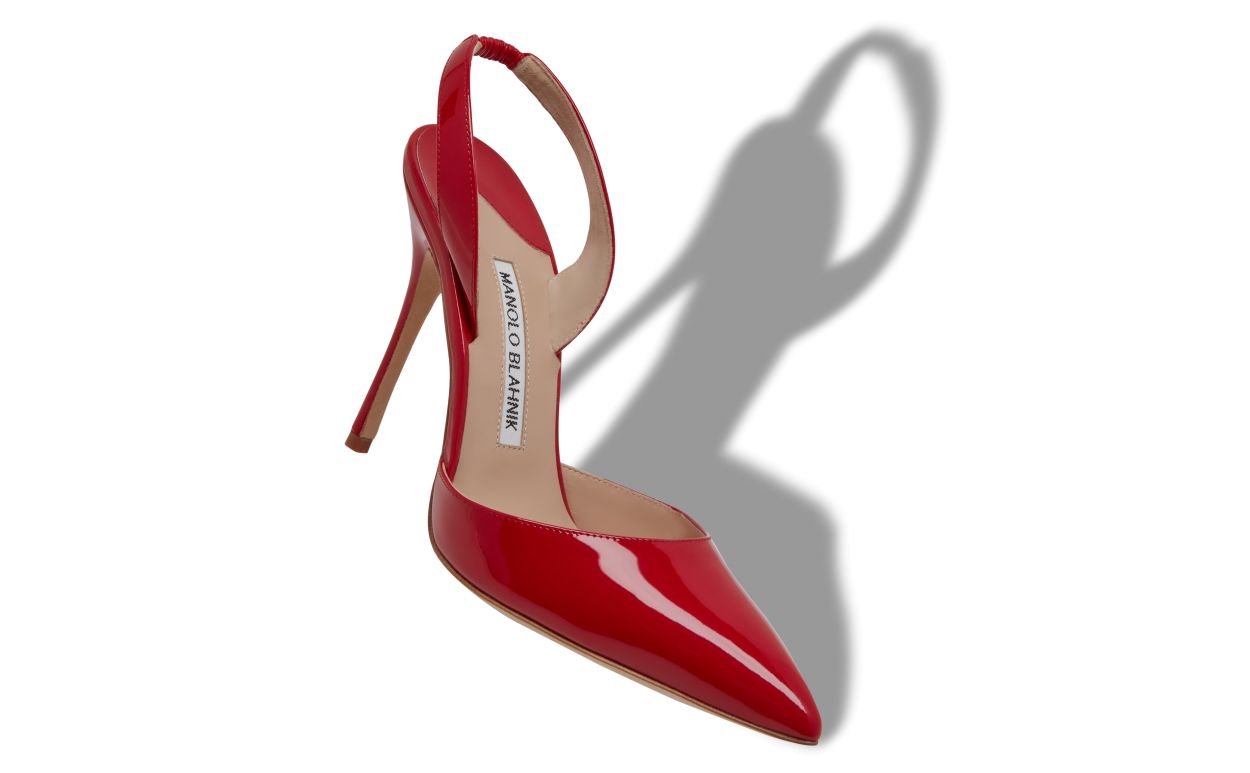 red slingback heels