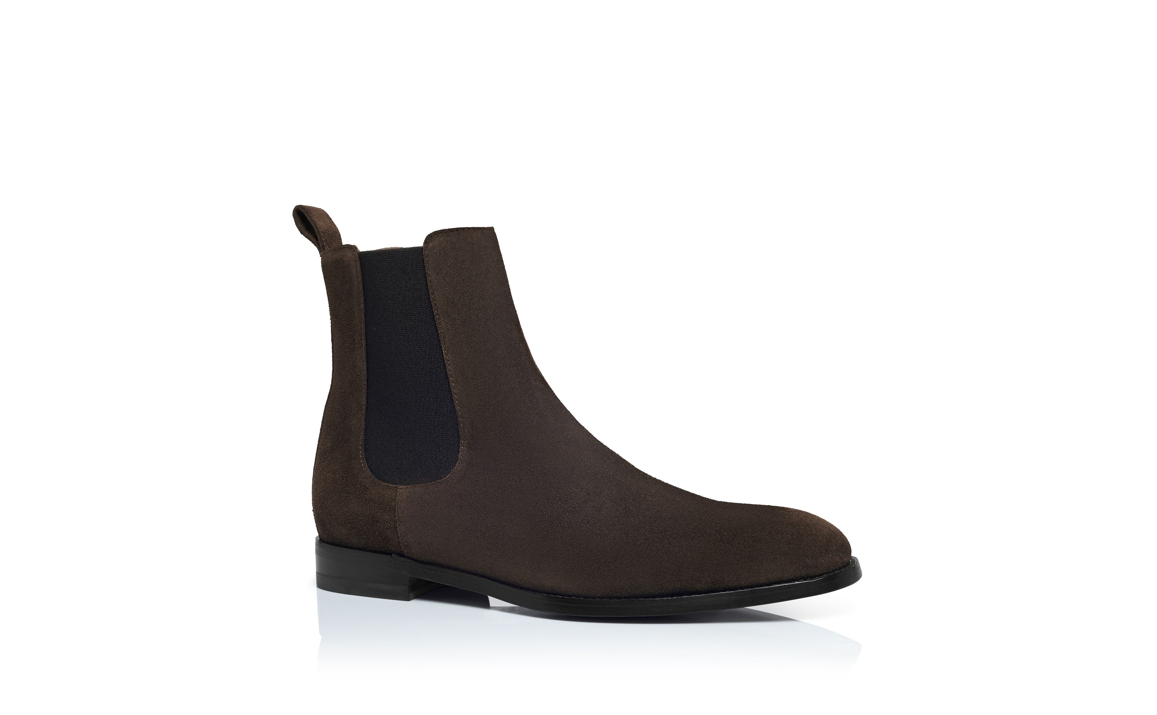 Designer Brown Suede Ankle Boots - Image Upsell