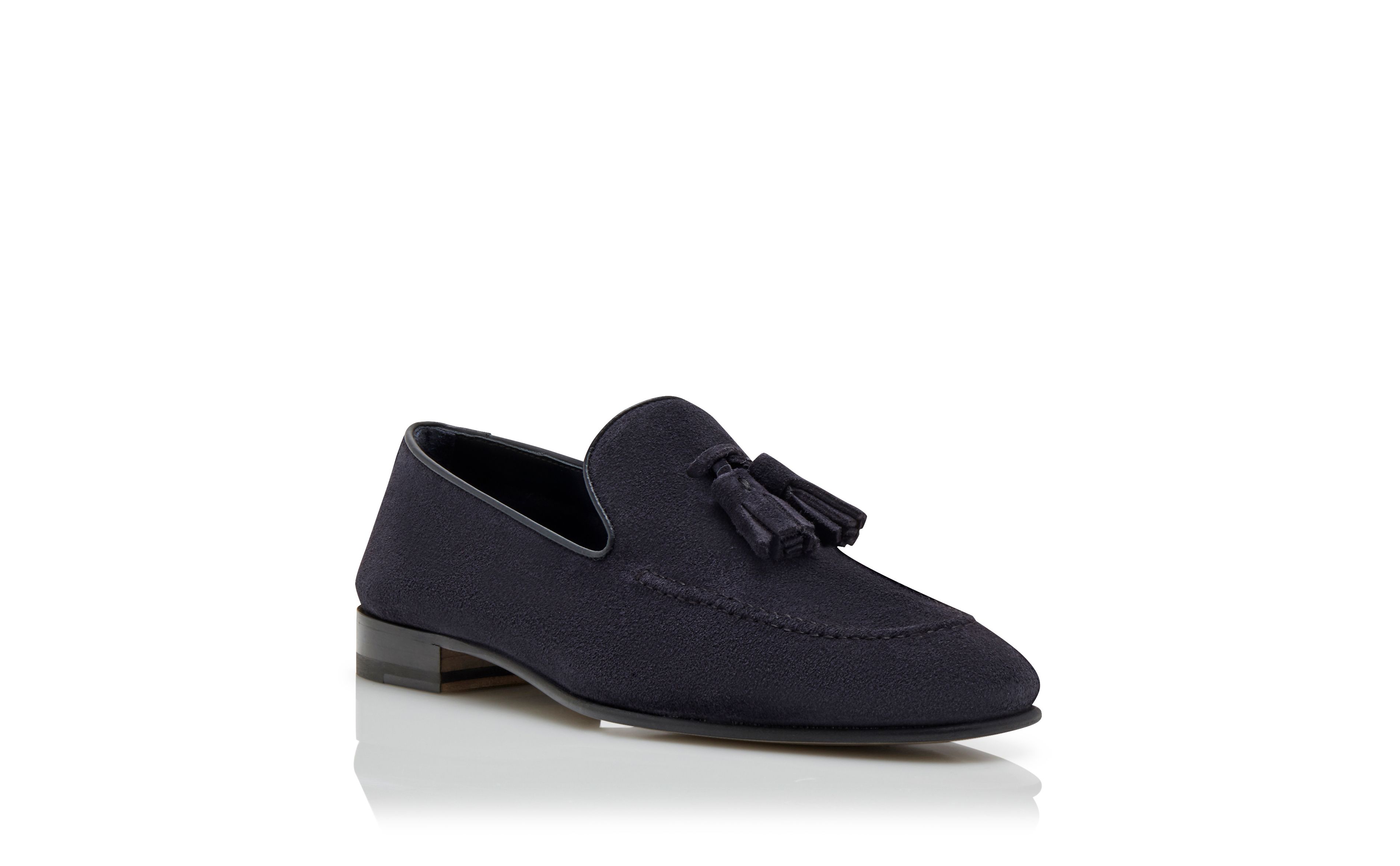 Navy top tassel loafers